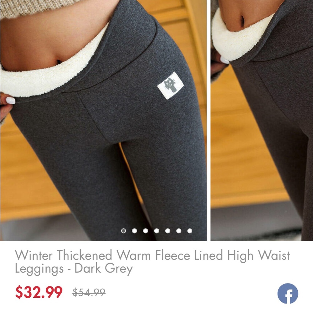 Cashmere Lined Leggings - 2 Pairs